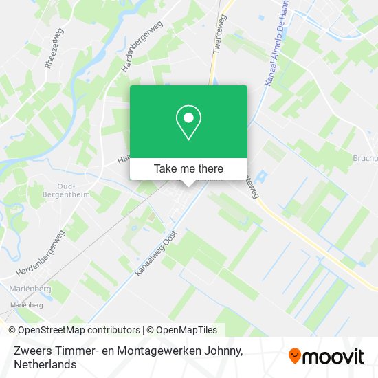 Zweers Timmer- en Montagewerken Johnny map