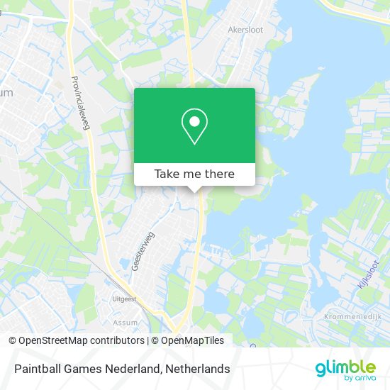 Paintball Games Nederland map