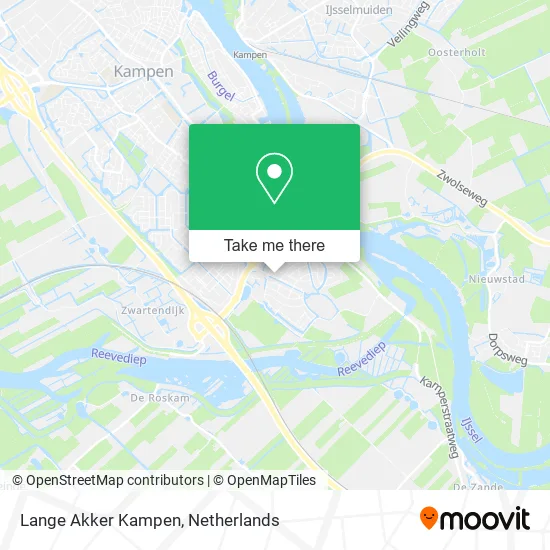 Lange Akker Kampen map