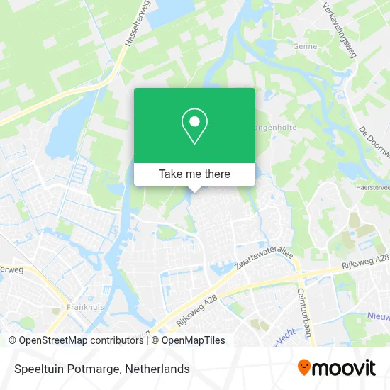 Speeltuin Potmarge map