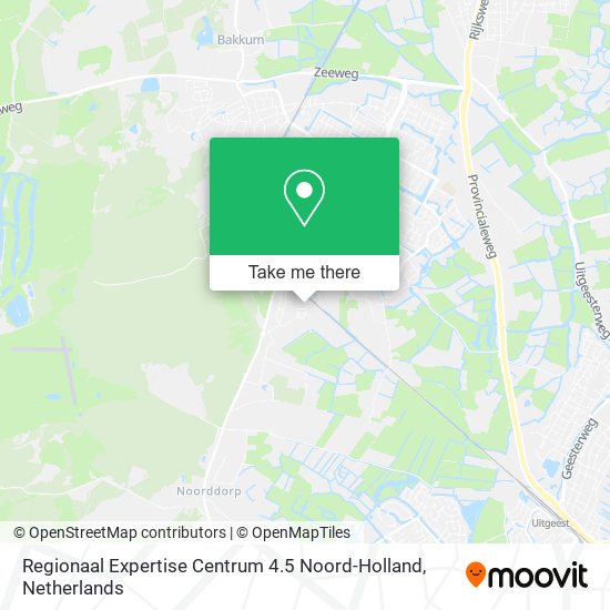 Regionaal Expertise Centrum 4.5 Noord-Holland map