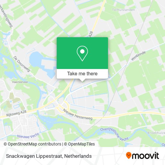 Snackwagen Lippestraat map