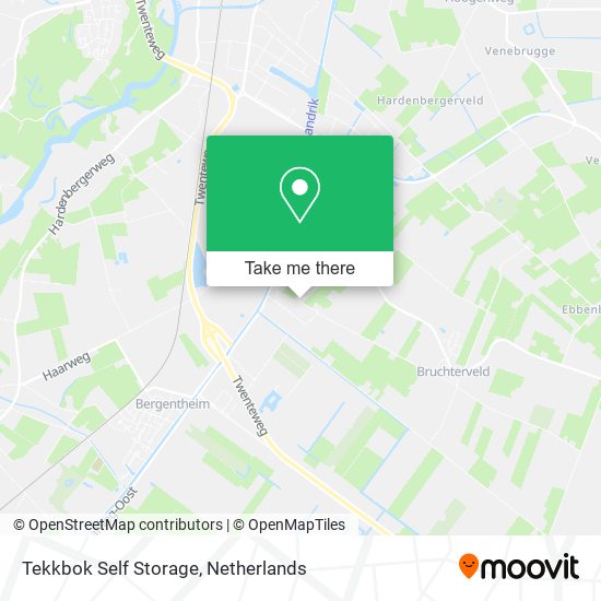 Tekkbok Self Storage map