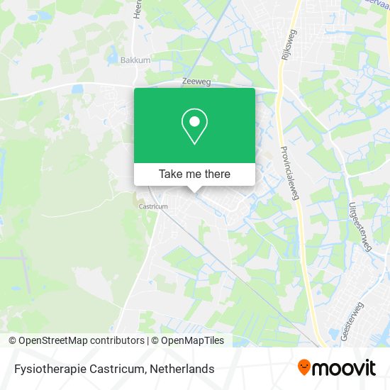 Fysiotherapie Castricum map