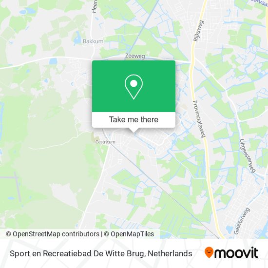 Sport en Recreatiebad De Witte Brug Karte