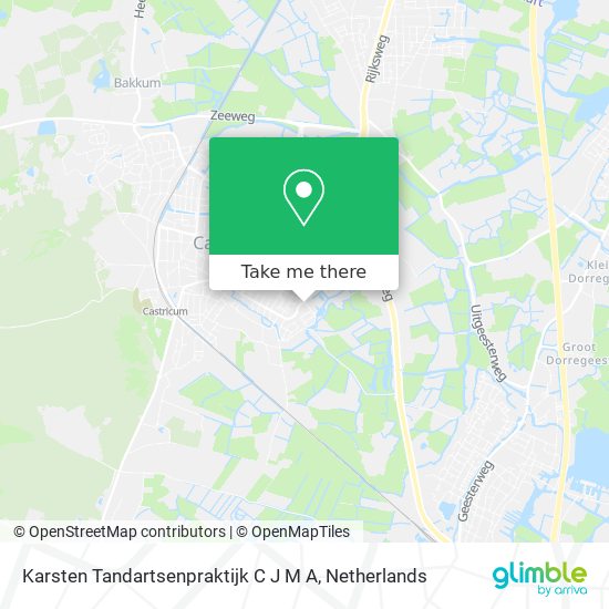 Karsten Tandartsenpraktijk C J M A map