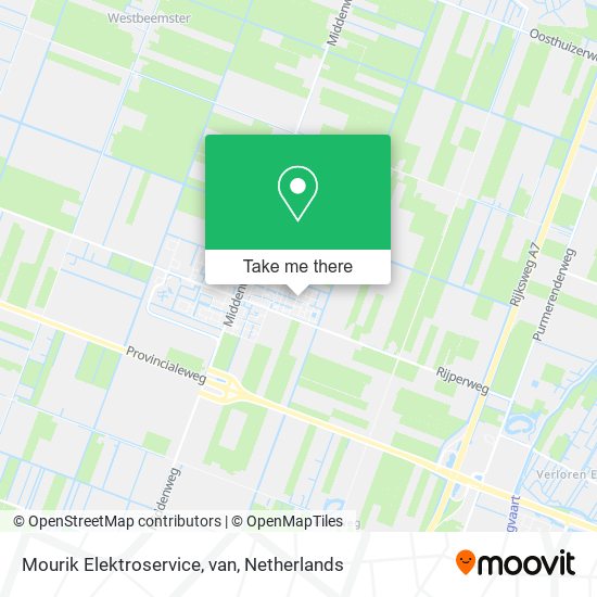 Mourik Elektroservice, van map