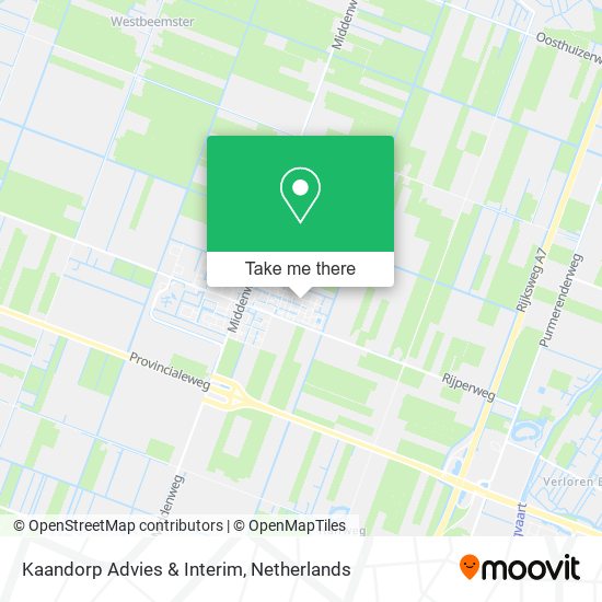 Kaandorp Advies & Interim map