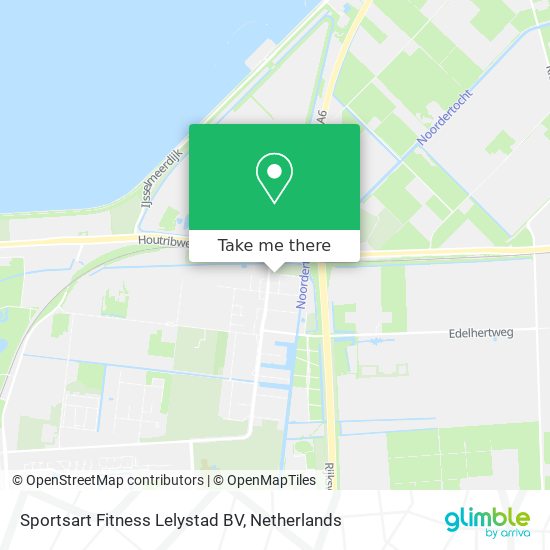 Sportsart Fitness Lelystad BV map