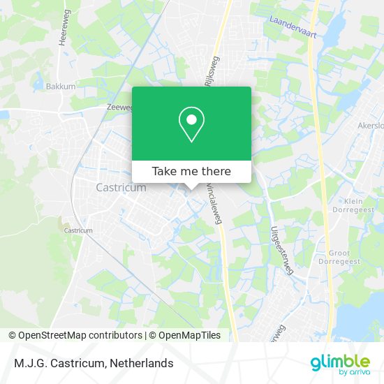 M.J.G. Castricum Karte