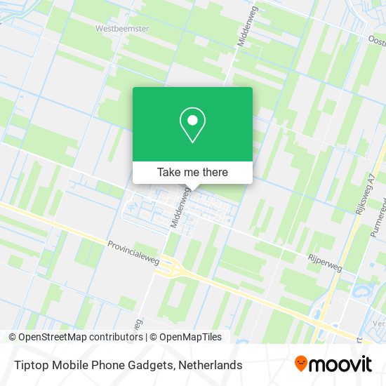 Tiptop Mobile Phone Gadgets map