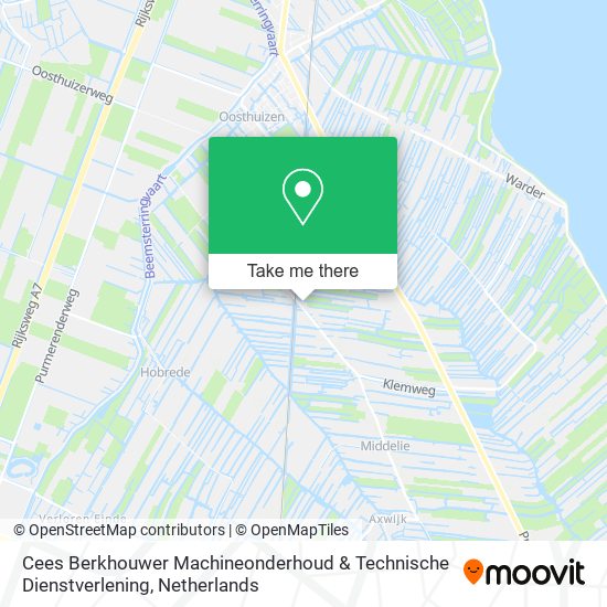 Cees Berkhouwer Machineonderhoud & Technische Dienstverlening map