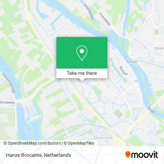 Hanze Brocante map