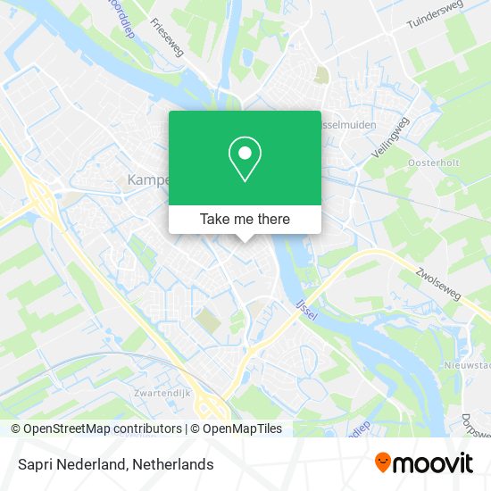 Sapri Nederland map