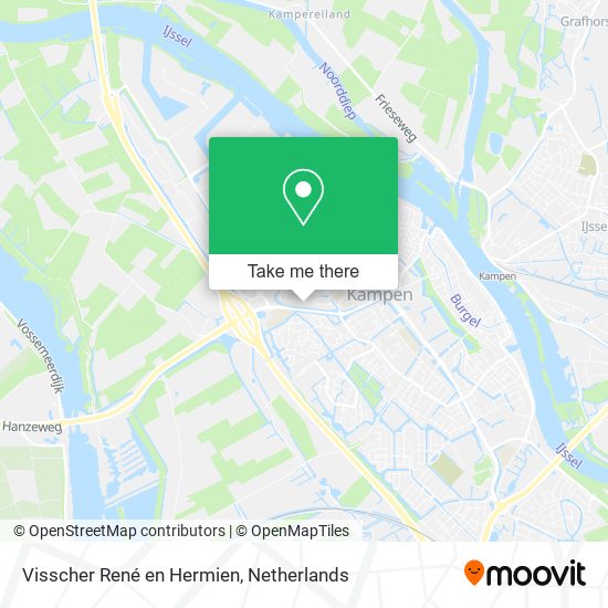 Visscher René en Hermien map