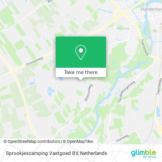 Sprookjescamping Vastgoed BV map