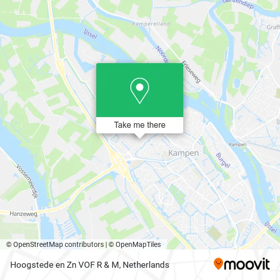 Hoogstede en Zn VOF R & M map