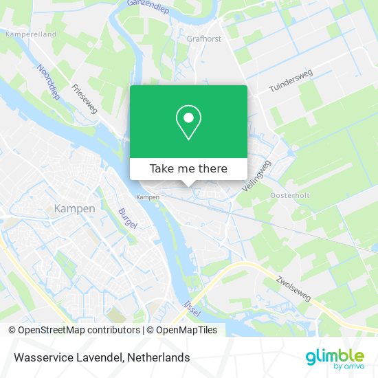 Wasservice Lavendel map