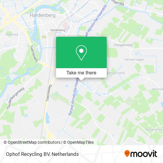 Ophof Recycling BV map