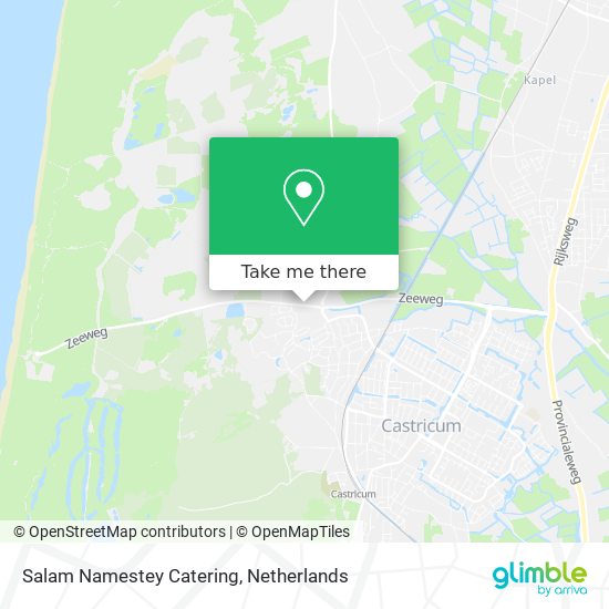 Salam Namestey Catering map