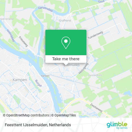Feesttent IJsselmuiden map