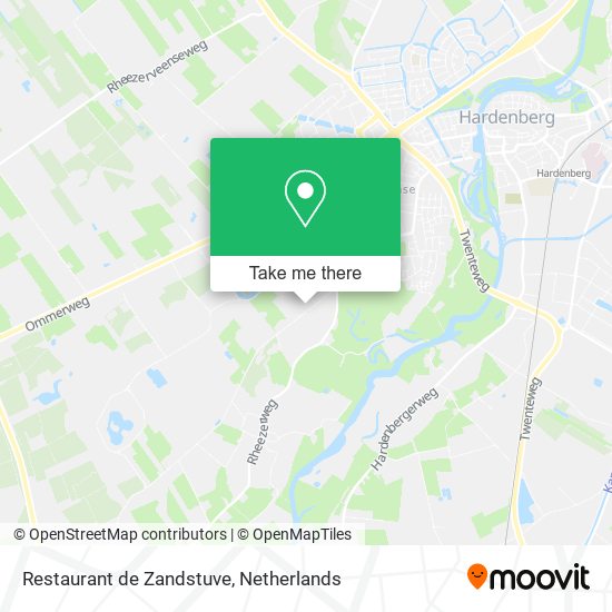 Restaurant de Zandstuve map