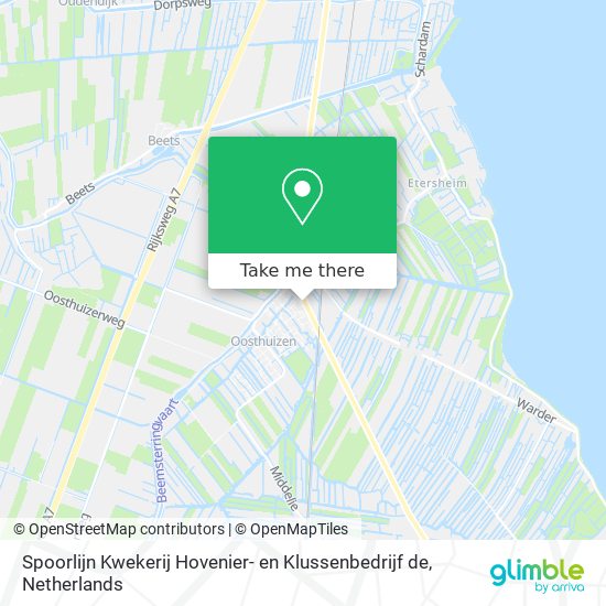 Spoorlijn Kwekerij Hovenier- en Klussenbedrijf de map