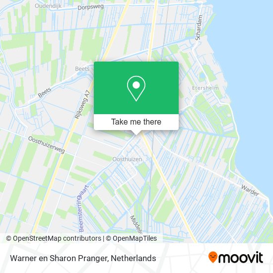 Warner en Sharon Pranger map