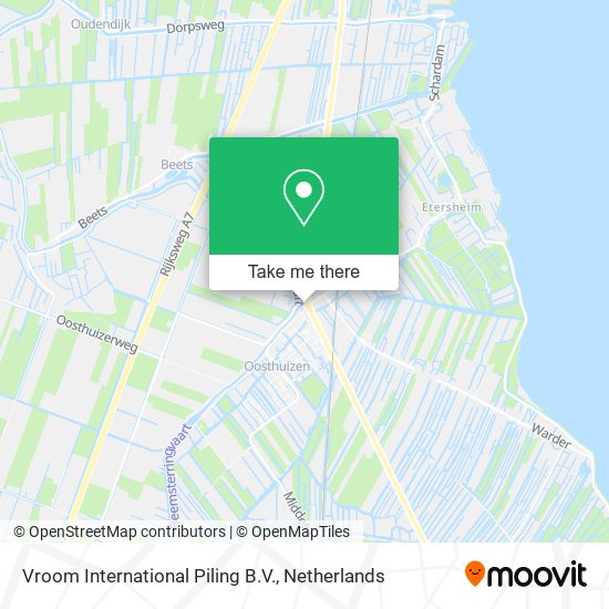 Vroom International Piling B.V. map