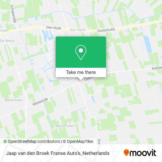 Jaap van den Broek Franse Auto's map