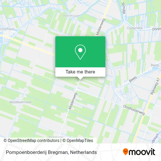 Pompoenboerderij Bregman map