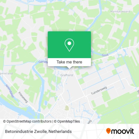 Betonindustrie Zwolle map