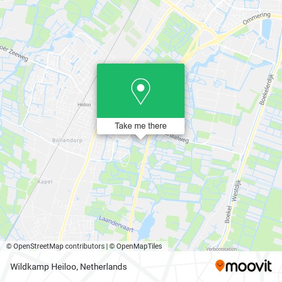 Wildkamp Heiloo map