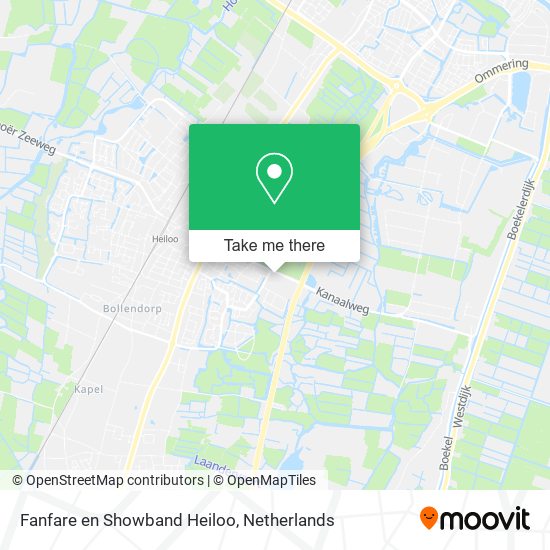 Fanfare en Showband Heiloo map