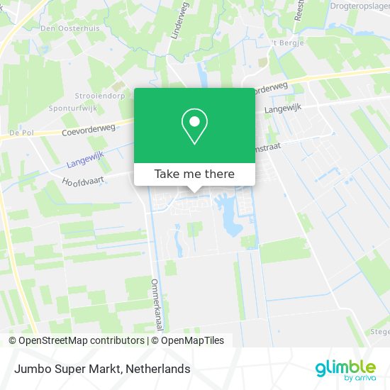 Jumbo Super Markt map