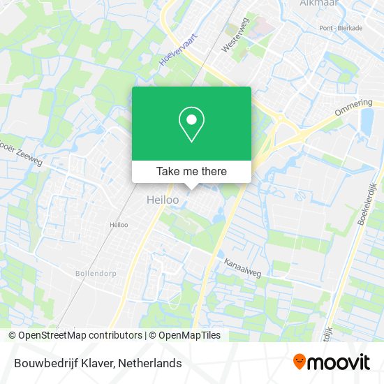 Bouwbedrijf Klaver map