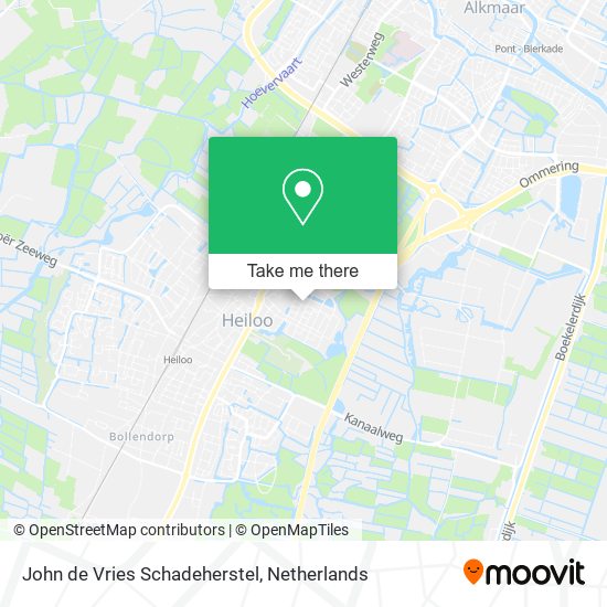 John de Vries Schadeherstel map