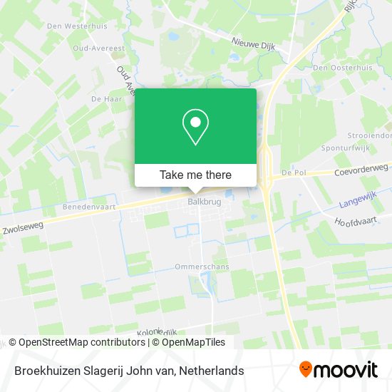 Broekhuizen Slagerij John van map