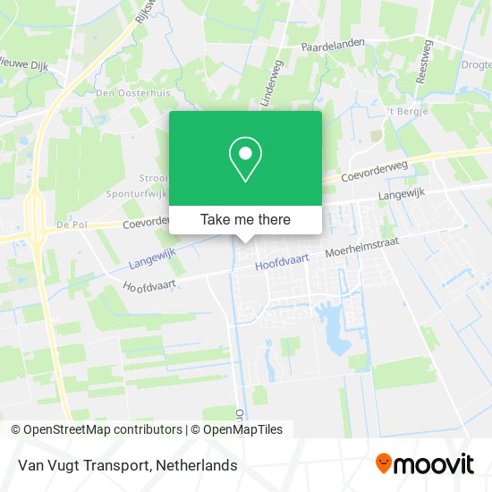 Van Vugt Transport map