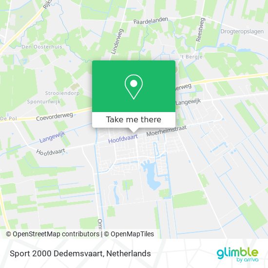 Sport 2000 Dedemsvaart map