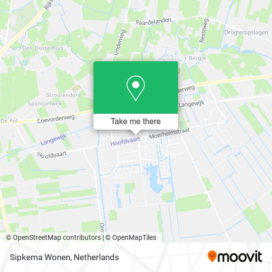 Sipkema Wonen map