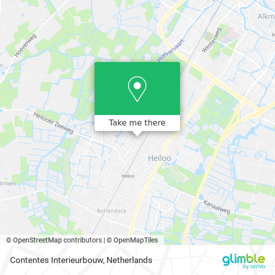 Contentes Interieurbouw map