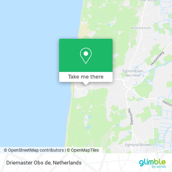 Driemaster Obs de map