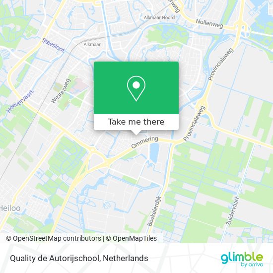 Quality de Autorijschool map