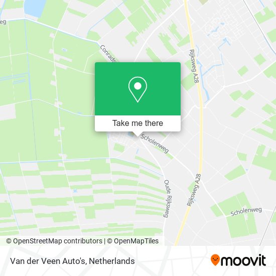 Van der Veen Auto's Karte