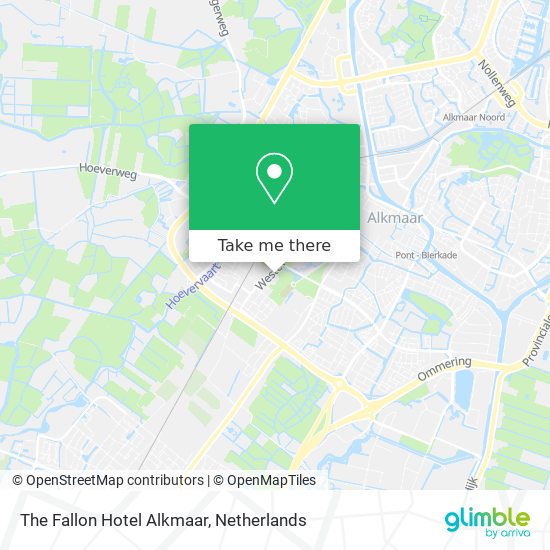 The Fallon Hotel Alkmaar map