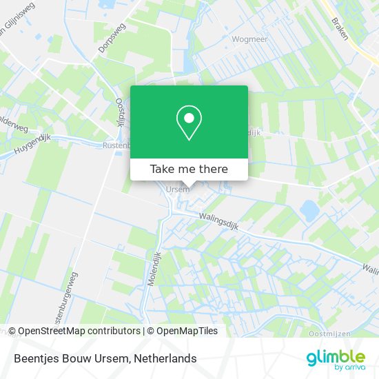 Beentjes Bouw Ursem map