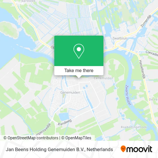 Jan Beens Holding Genemuiden B.V. map