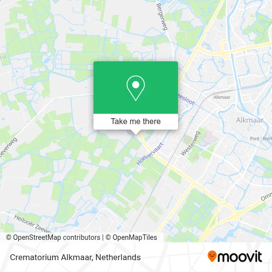 Crematorium Alkmaar map