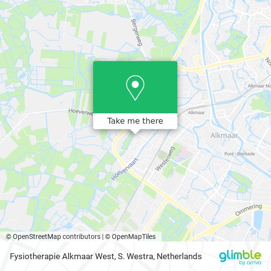 Fysiotherapie Alkmaar West, S. Westra map